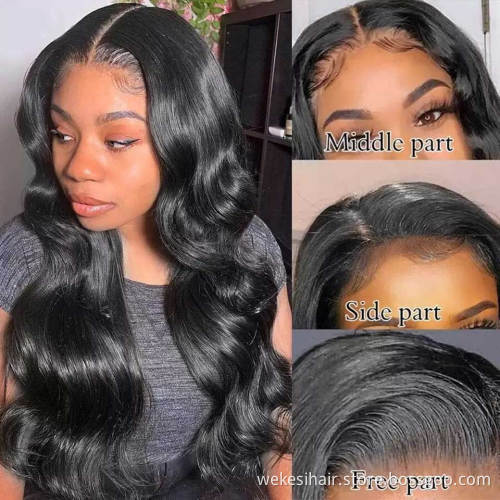 13*6 Hd Lace Frontal Human Hair Wigs In Bulk Brazilian Body Wave Swiss Lace Front 360 Wigs For Women Human Hair Closure Wig